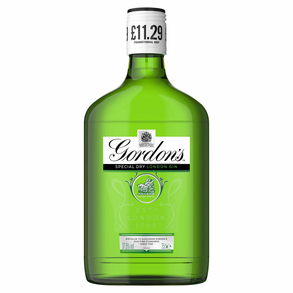 Gordon's London Dry Gin 35cl (Price Marked £11.29)-London Dry Gin-Fountainhall Wines