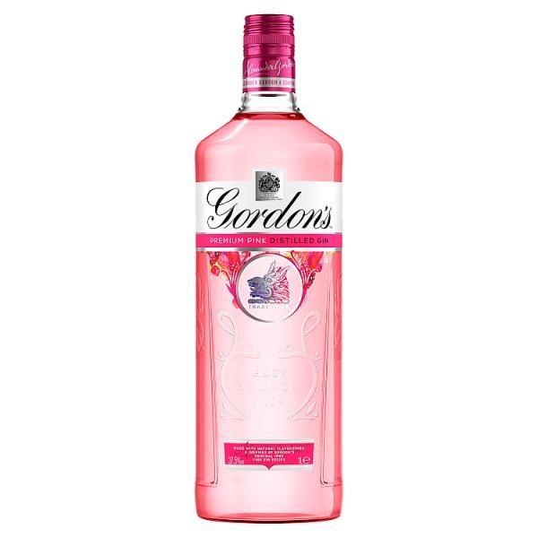 Gordon's Premium Pink Gin Litre-Gin-Fountainhall Wines