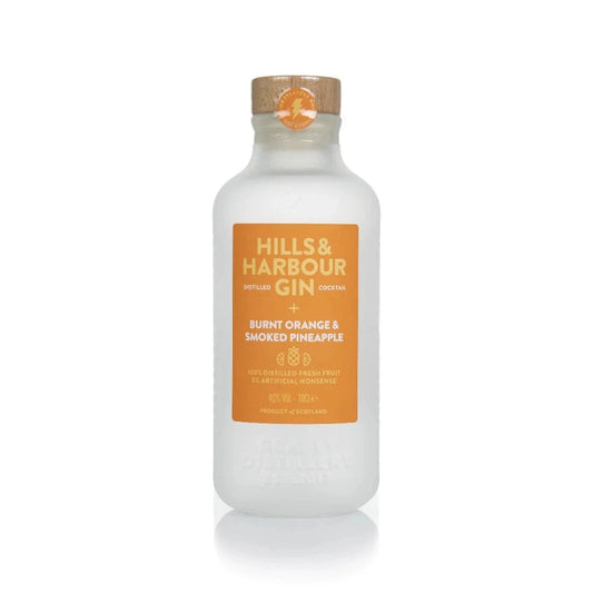 Hills & Harbour Burnt Orange & Smoked Pineapple Distilled Gin Cocktail-Gin-Fountainhall Wines