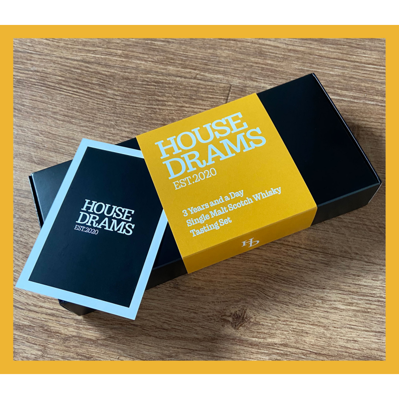 House Drams Whisky Tasting Set - 3 Years & A Day (5x30ml) - Single Malt Scotch Whisky-Single Malt Scotch Whisky-Fountainhall Wines