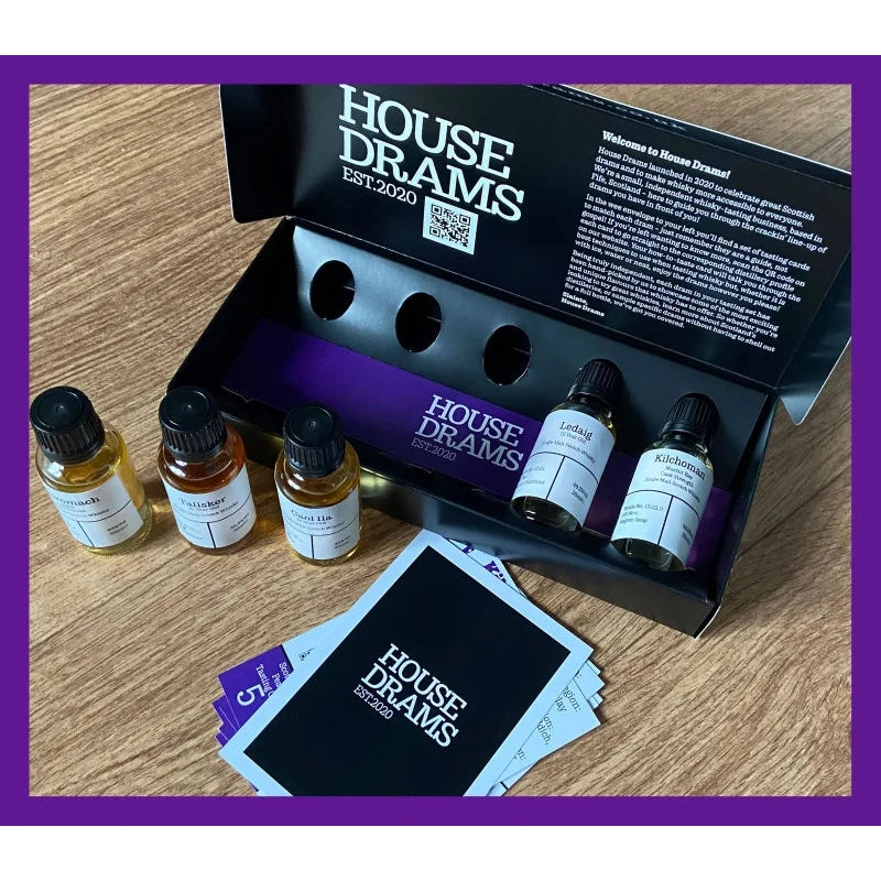 House Drams Whisky Tasting Set - Scottish Peat (5x30ml) - Single Malt Scotch Whisky-Single Malt Scotch Whisky-Fountainhall Wines
