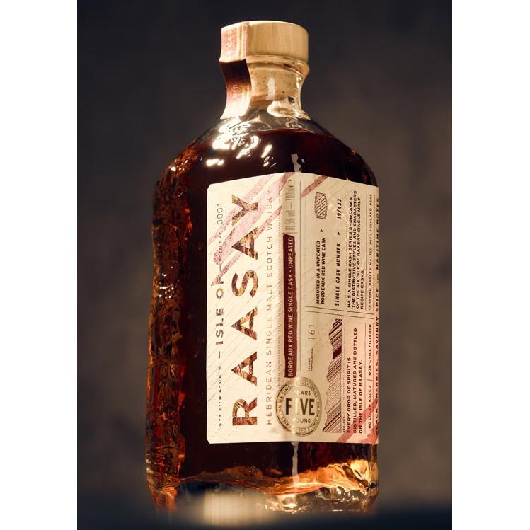 Isle of Raasay - Na Sia Single Cask Series - Bordeaux Red Wine Cask Unpeated - 5 Year Old - Single Malt Scotch Whisky-Single Malt Scotch Whisky-Fountainhall Wines