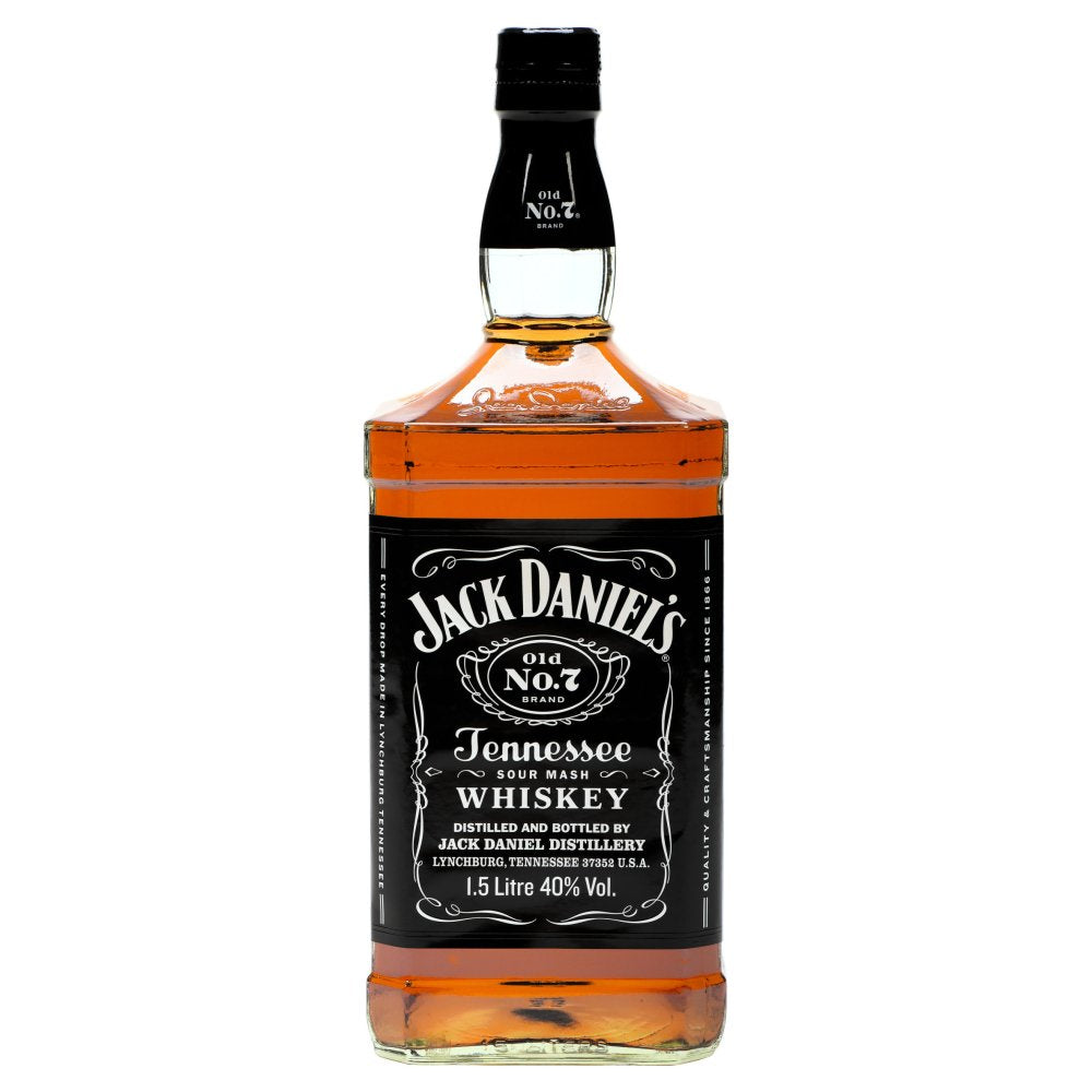 Jack Daniels Old No.7 Tennessee Whiskey 1.5 Litre-American Whiskey-Fountainhall Wines