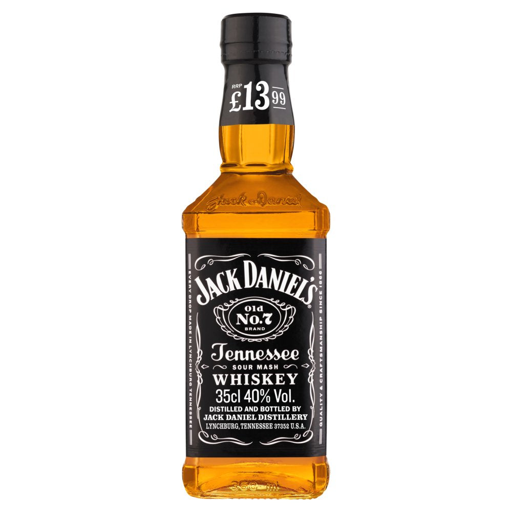 Jack Daniels Old No.7 Tennessee Whiskey 35cl (Price Marked £13.99)-American Whiskey-Fountainhall Wines
