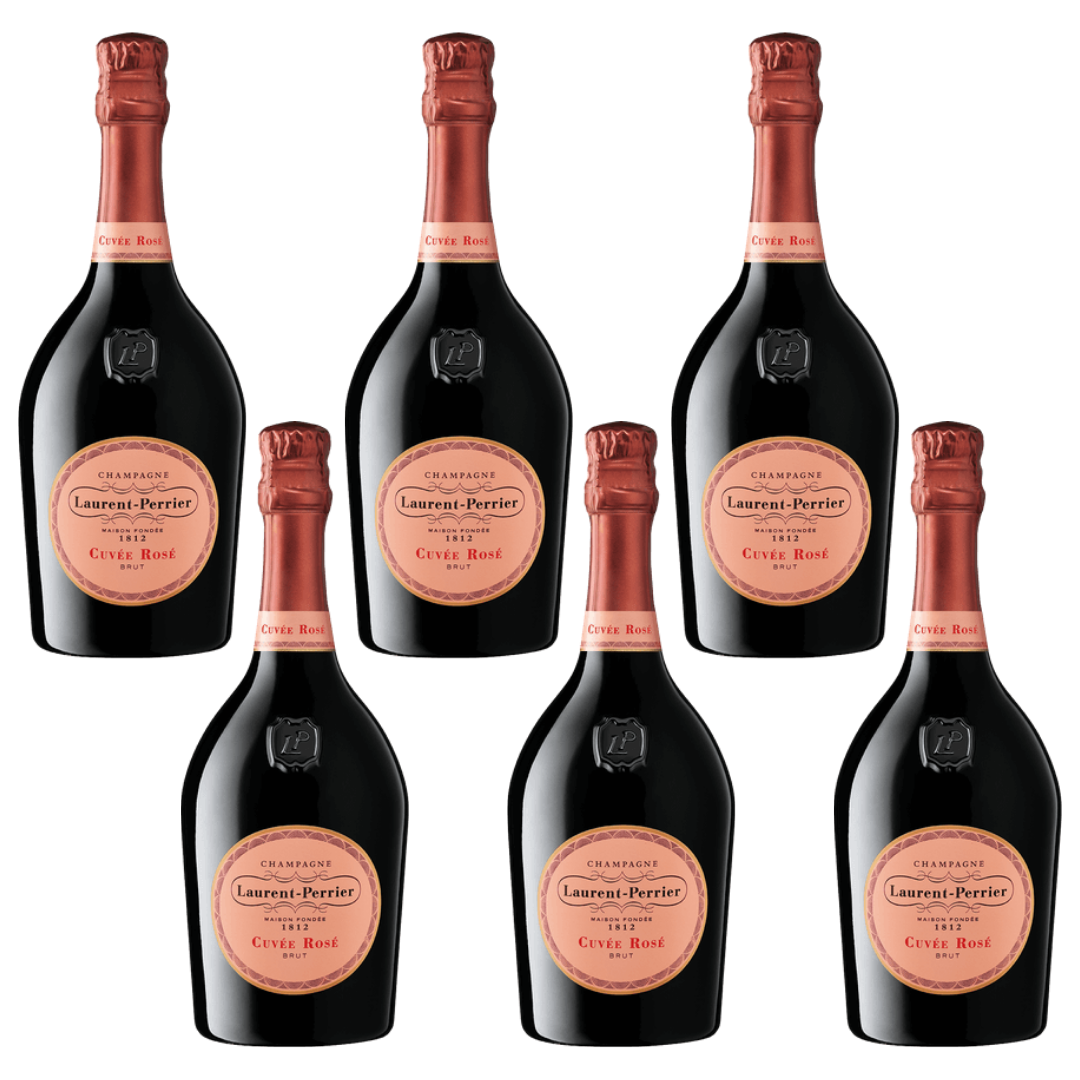 Laurent-Perrier Cuvee Rose Brut NV Champagne 6x75CL Case-Champagne-Fountainhall Wines