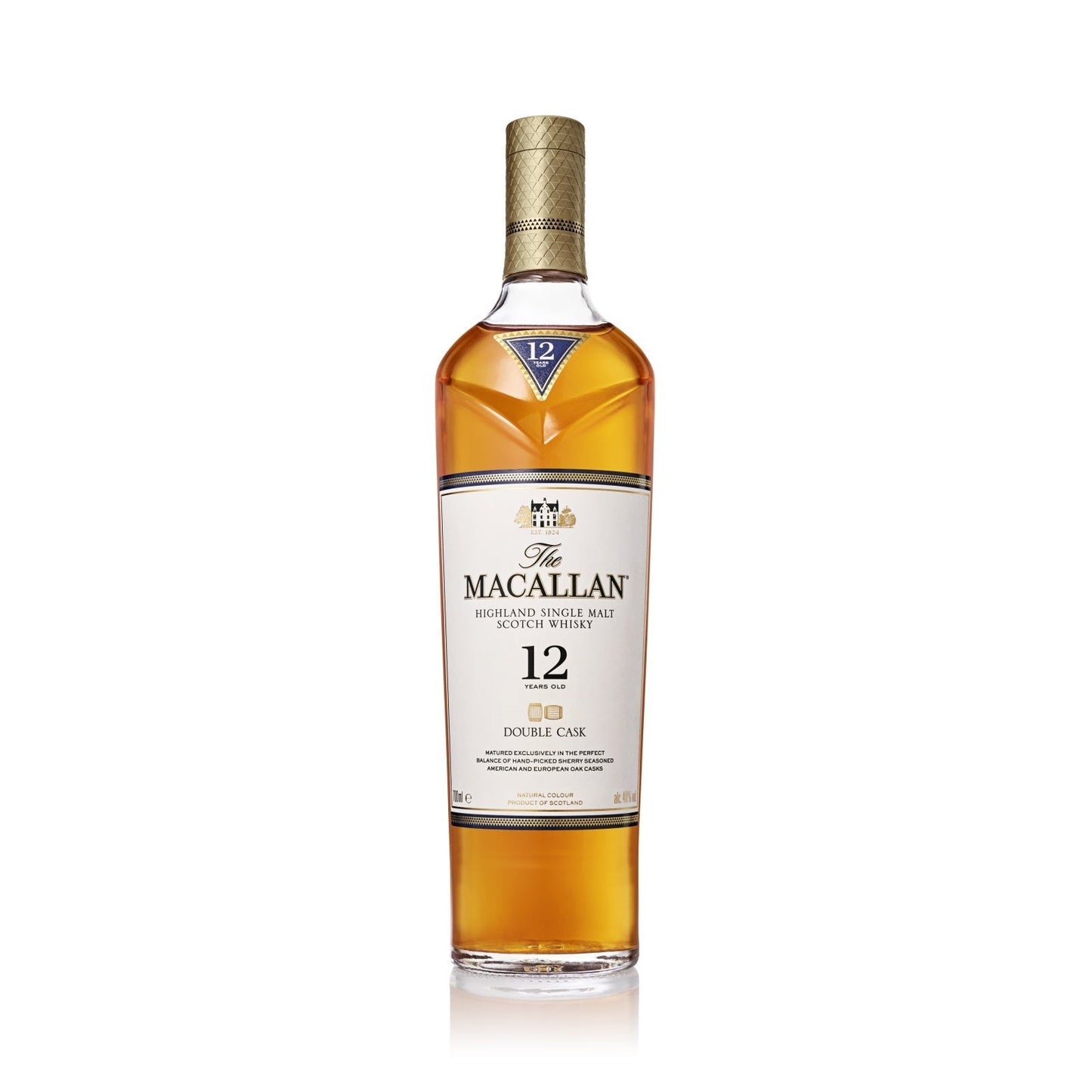 Macallan Double Cask 12 Year Old - Case Of 6 (6x700ml) - Single Malt Scotch Whisky-Single Malt Scotch Whisky-Fountainhall Wines