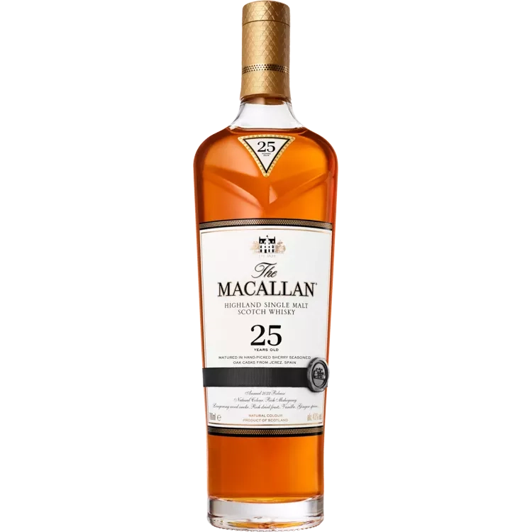 Macallan Sherry Oak 25 Year Old - 2022 Release - Single Malt Scotch Whisky-Single Malt Scotch Whisky-Fountainhall Wines