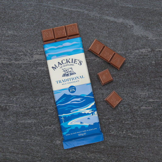 Mackie's Traditional Milk Chocolate 120G-Confectionery-Fountainhall Wines