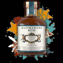 Mapmakers Coastal Spiced Rum 70cl-Rum-Fountainhall Wines