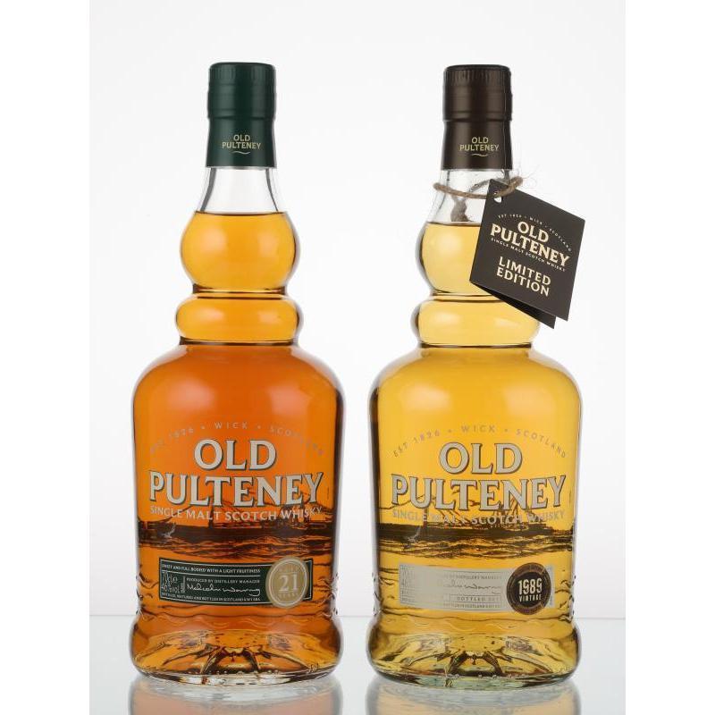 Old Pulteney 21 Year Old & 1989 Twin Pack - Single Malt Scotch Whisky-Single Malt Scotch Whisky-Fountainhall Wines