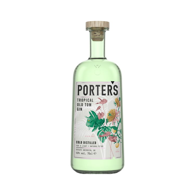 Porter's Tropical Old Tom Gin (PRICE HELD AT 2020 PRICE)-Old Tom Gin-Fountainhall Wines