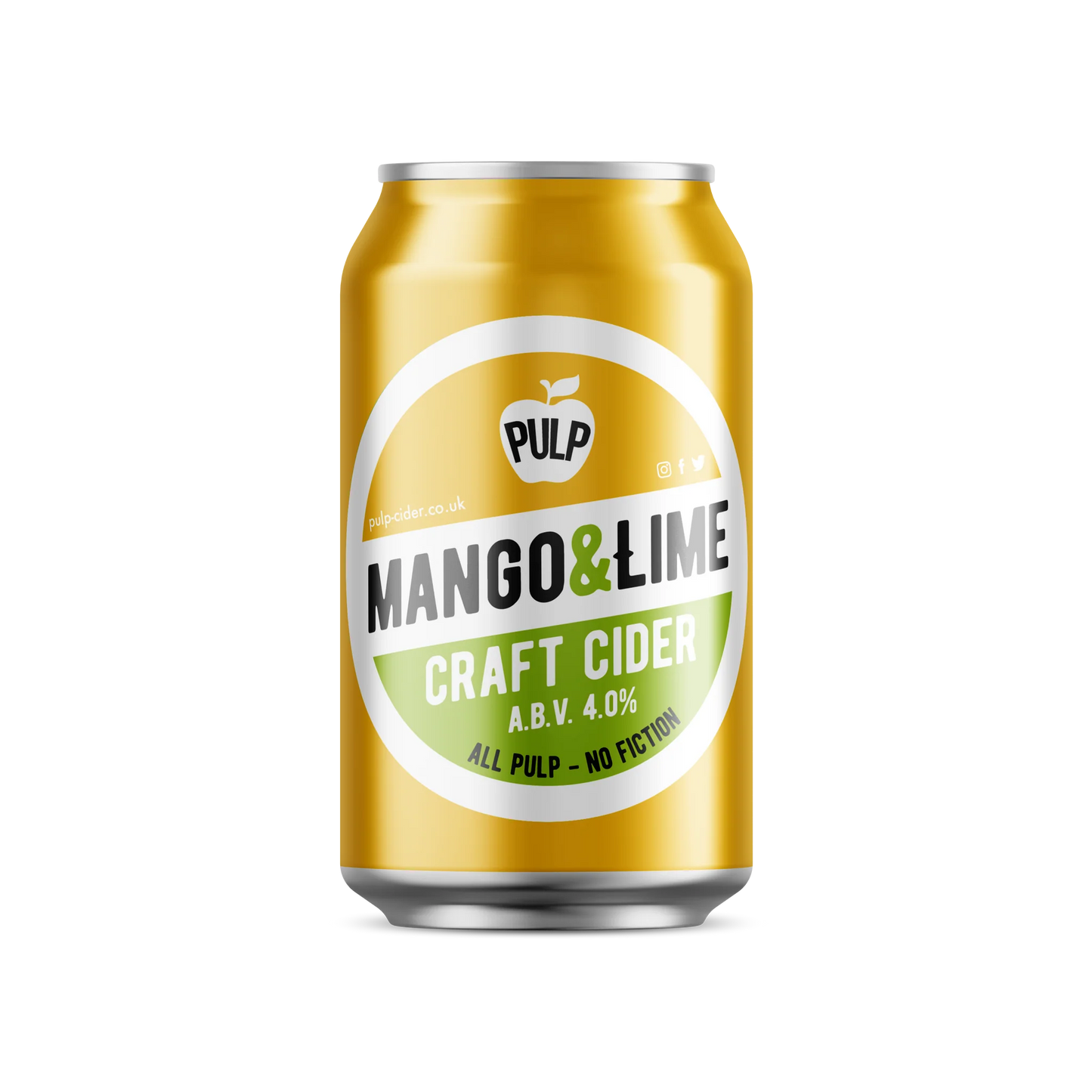 Pulp Mango & Lime Craft Cider 330ml-Cider-Fountainhall Wines