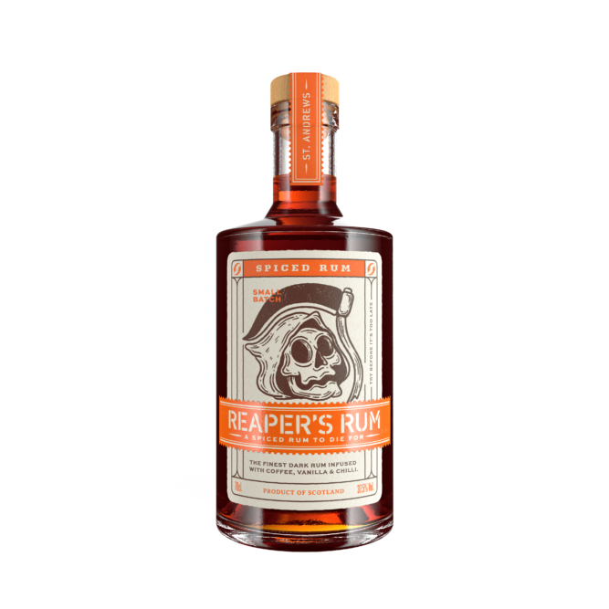 Reaper's Rum - Infused With Coffee, Vanilla & Chilli 70cl-Spiced Rum-Fountainhall Wines