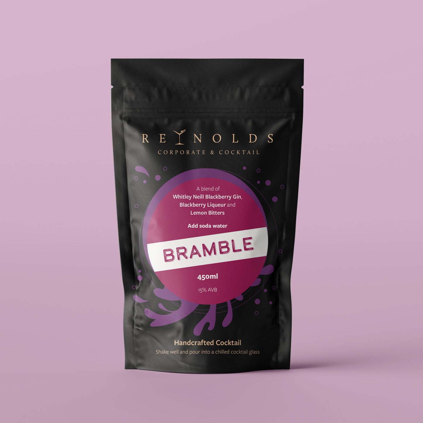 Reynolds Corporate & Cocktail - Bramble Handcrafted Cocktail-Handcrafted Cocktail-Fountainhall Wines