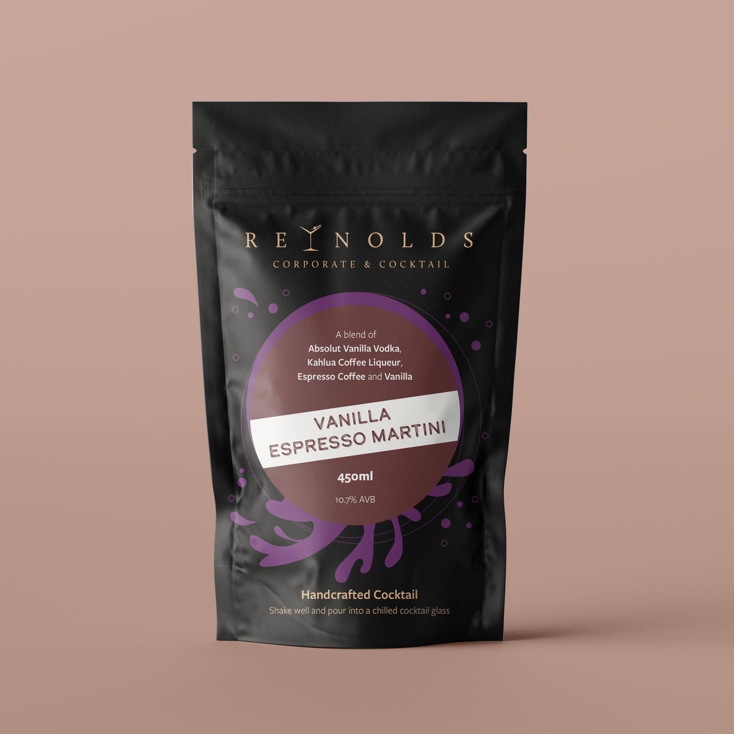 Reynolds Corporate & Cocktail - Vanilla Espresso Martini Handcrafted Cocktail-Handcrafted Cocktail-Fountainhall Wines