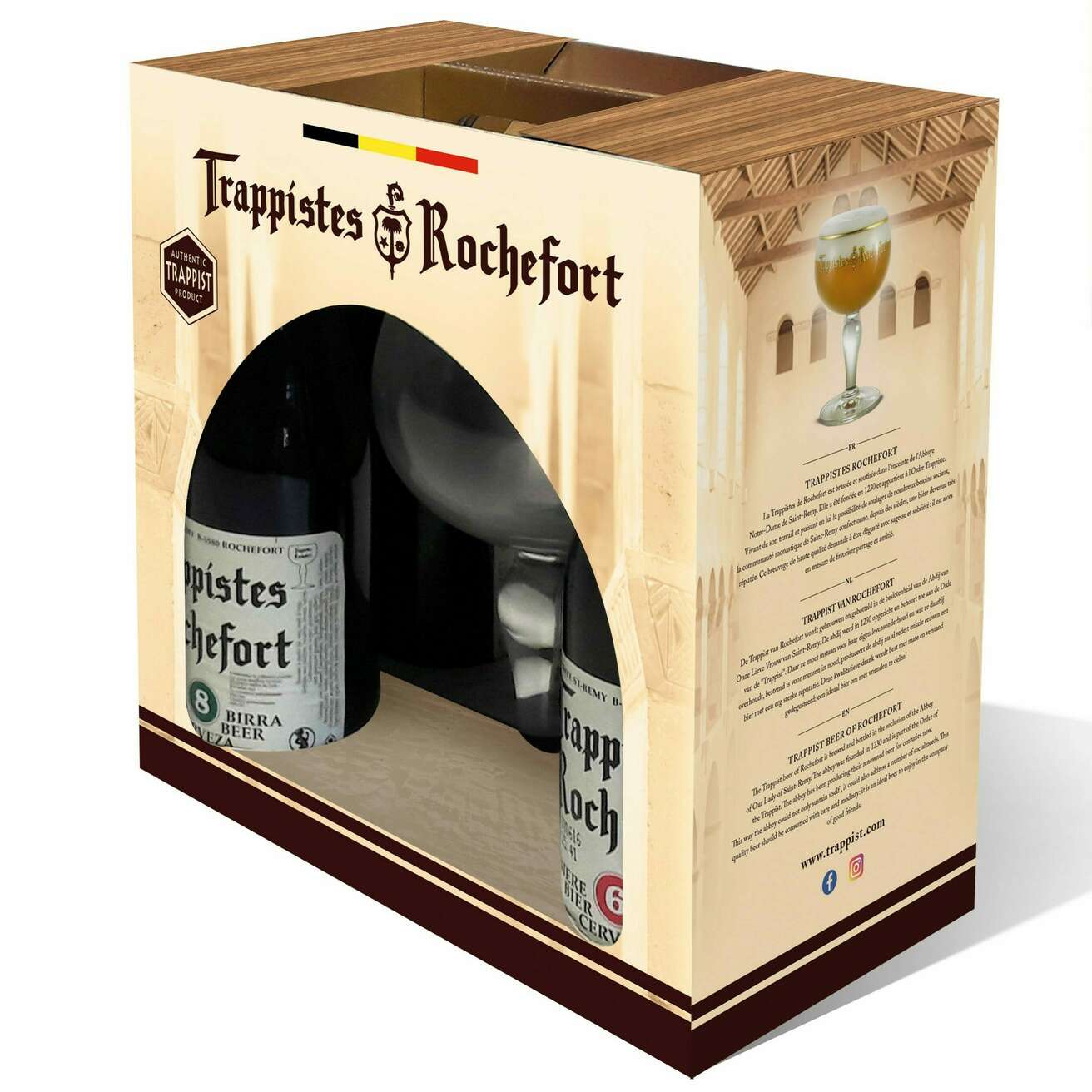 Rochefort Gift Pack 330ml x 4 + Glass-World Beer-Fountainhall Wines