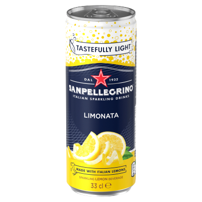 San Pellegrino Limonata - Lemon 330ml Can-Soft Drink-Fountainhall Wines