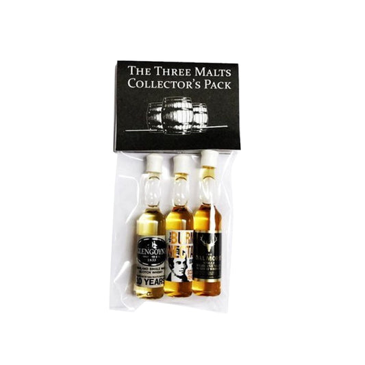 Smallest Bottle Malt Tri Pack - The Three Malts Collector's Pack 3x1.3ml-Miniatures-Fountainhall Wines