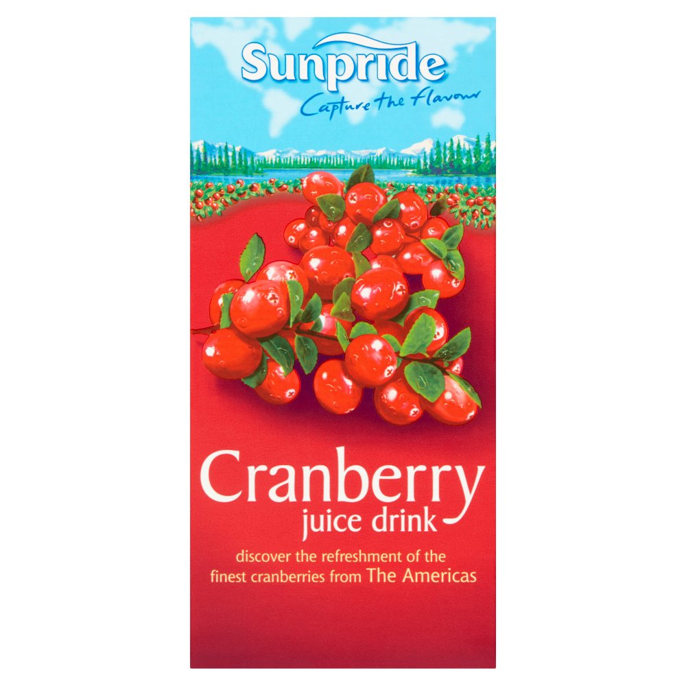 Sunpride Cranberry Juice Drink Litre-Soft Drink-Fountainhall Wines