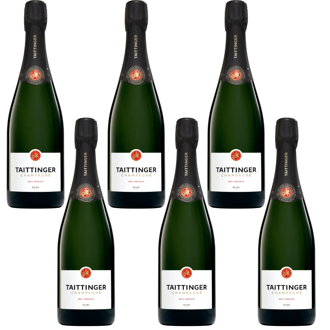 Taittinger Brut Reserve NV Champagne 6x75CL Case-Champagne-Fountainhall Wines