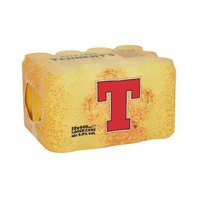 Tennent's Lager 12x440ml-Scottish Beers-Fountainhall Wines