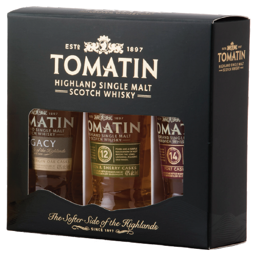 Tomatin 3x5cl Triple Pack - Single Malt Scotch Whisky-Single Malt Scotch Whisky-Fountainhall Wines