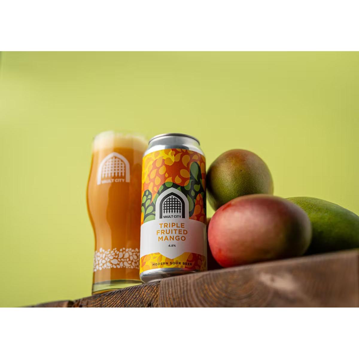 Vault City Triple Fruited Mango - Sour 440ml-Scottish Beers-Fountainhall Wines