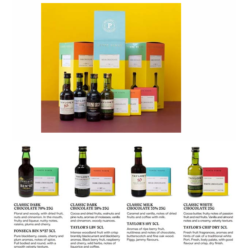 Vinte Vinte Chocolate & Port Tasting Gift Pack 4 x 5cl-Port-Fountainhall Wines