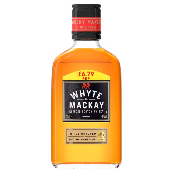 Whyte & Mackay 20cl (Price Marked £6.79)-Blended Whisky-Fountainhall Wines