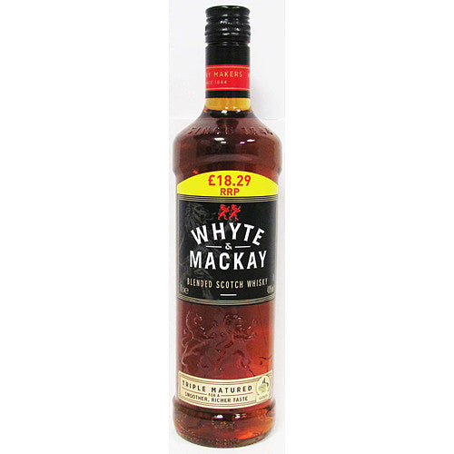 Whyte & Mackay 70cl (Price Marked £18.29)-Blended Whisky-Fountainhall Wines