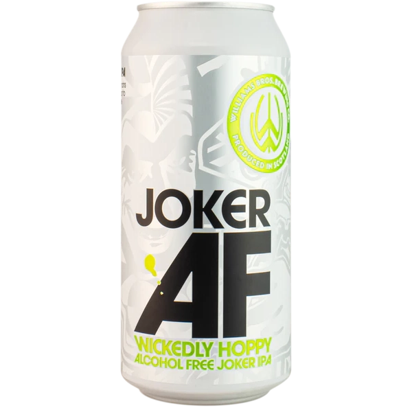 Williams Brothers Joker AF - Alcohol Free IPA 0.5% 440ml Can - Gluten Free-Scottish Beers-Fountainhall Wines