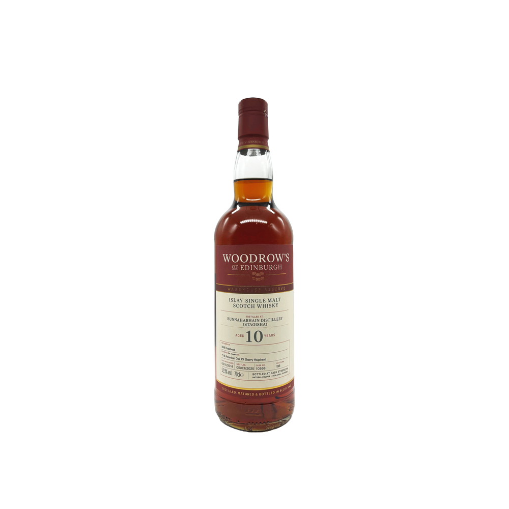 Woodrow's of Edinburgh Bunnahabhain Distillery (Staoisha) 10 Year Old - Single Malt Scotch Whisky-Single Malt Scotch Whisky-Fountainhall Wines