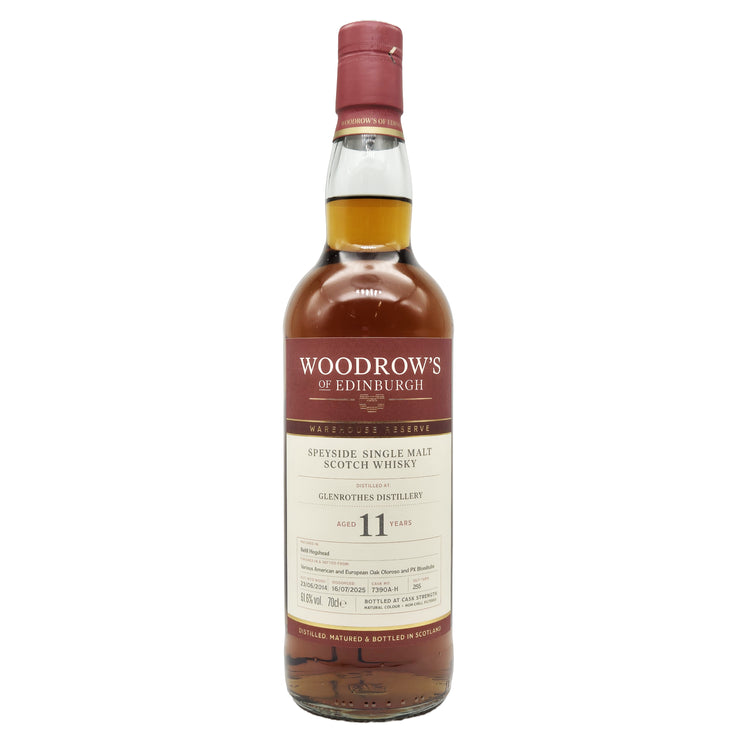 Woodrow's of Edinburgh Glenrothes Distillery 11 Year Old - Single Malt Scotch Whisky-Single Malt Scotch Whisky-Fountainhall Wines