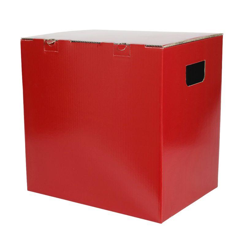 12 Bottle Gift Box / Carton - Red-Gift Bags / Gift Boxes-Fountainhall Wines