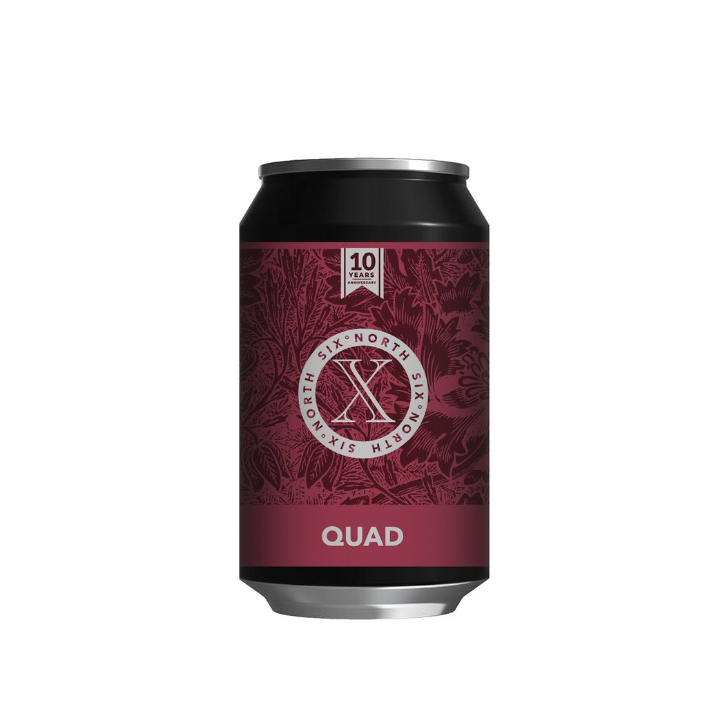 6 Degrees North (6DN) 10th Anniversary Series - Barrel Aged Quad (Beer #1) 330ml Can-Scottish Beers-Fountainhall Wines