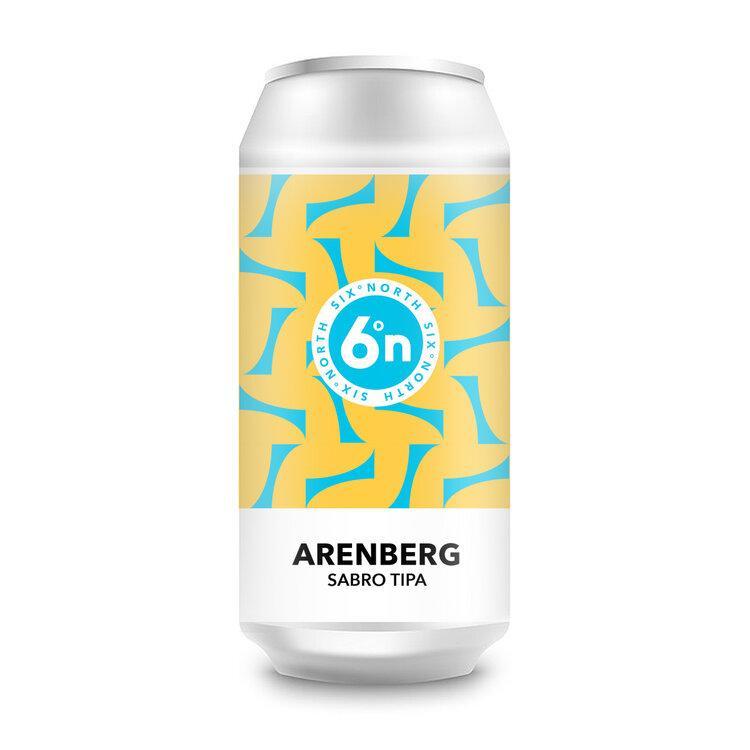 6 Degrees North (6DN) Arenberg - Sabro Triple IPA 440ml Can-Scottish Beers-Fountainhall Wines