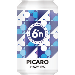 6 Degrees North (6DN) Picaro Hazy Pale 330ml Can-Scottish Beers-Fountainhall Wines