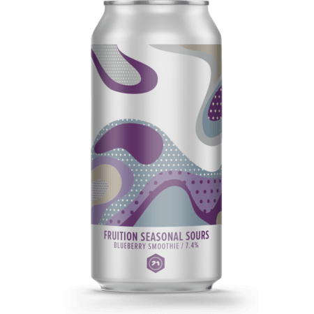 71 Brewing Fruition Seasonal Sours - Blueberry Smoothie 440ml Can-Scottish Beers-Fountainhall Wines