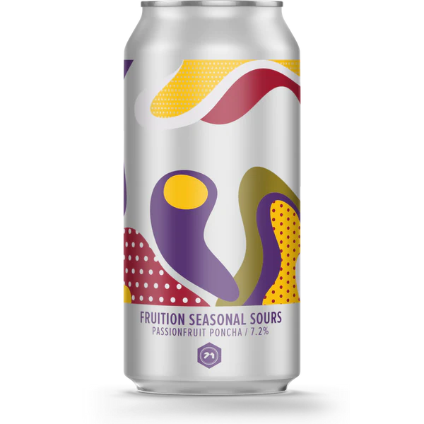 71 Brewing Fruition Seasonal Sours - Passionfruit Poncha 440ml Can-Scottish Beers-Fountainhall Wines