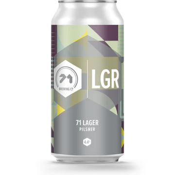 71 Brewing Lager - Pilsner 440ml Can-Scottish Beers-Fountainhall Wines