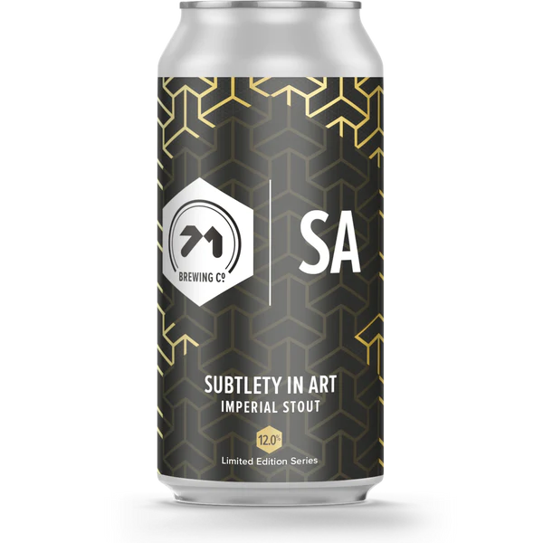 71 Brewing Subtlety In Art - Imperial Stout (Limited Edition Series) 440ml Can-Scottish Beers-Fountainhall Wines