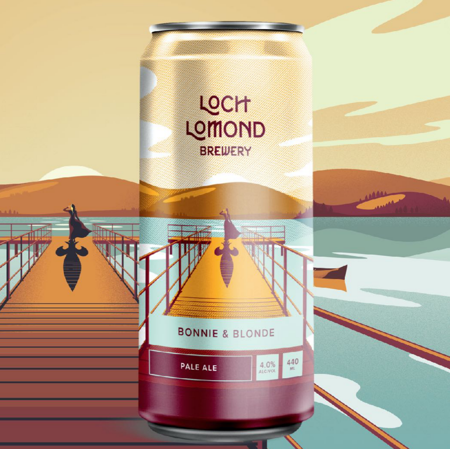 Loch Lomond Brewery Bonnie and Blonde - Pale Ale 440ml-Scottish Beers-Fountainhall Wines