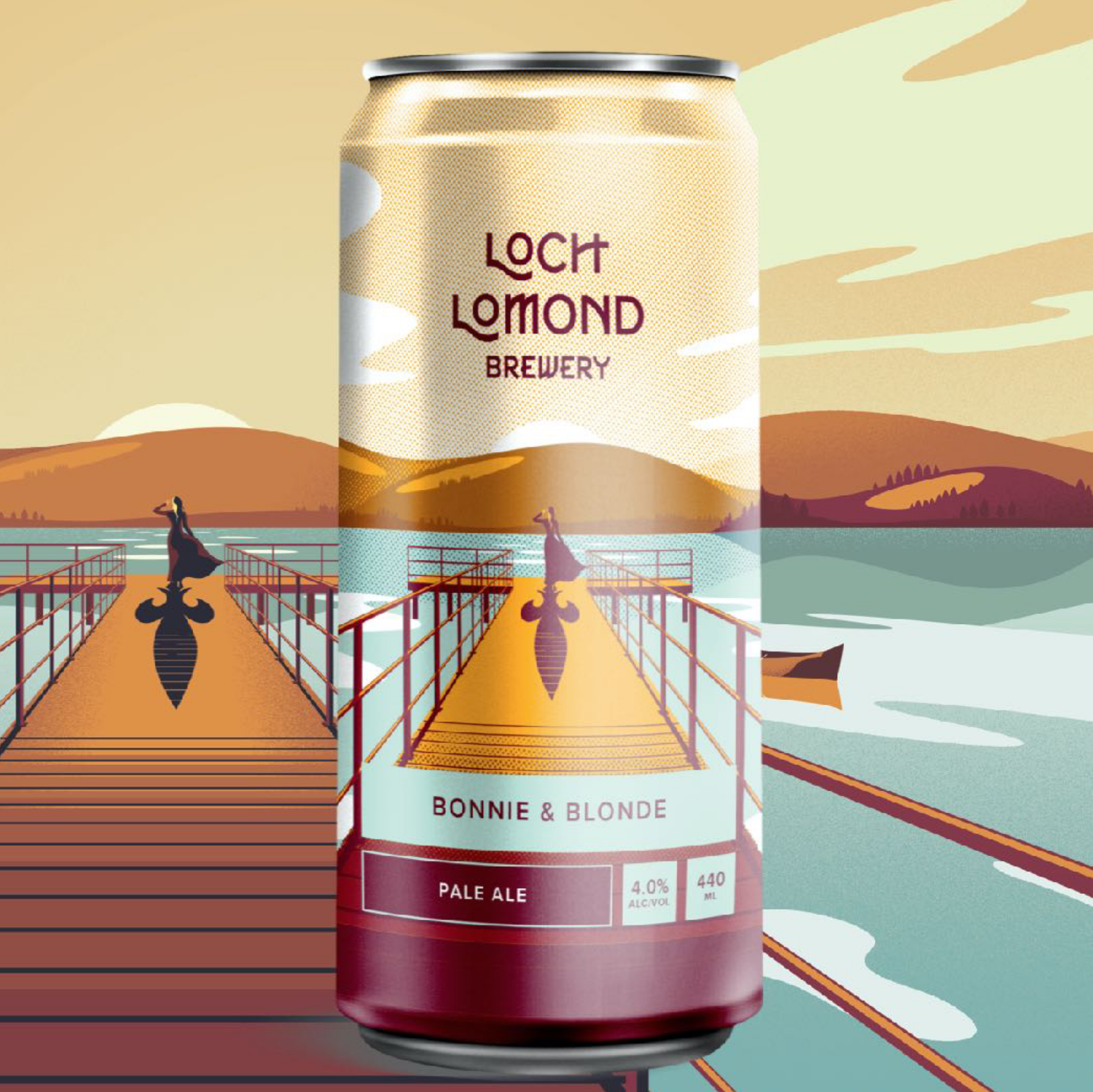 Loch Lomond Brewery Bonnie and Blonde - Pale Ale 440ml-Scottish Beers-Fountainhall Wines