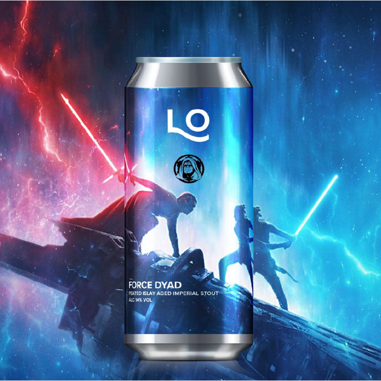 Loch Lomond Brewery Force Dyad - Peated Islay Aged Imperial Stout 440ml-Scottish Beers-Fountainhall Wines