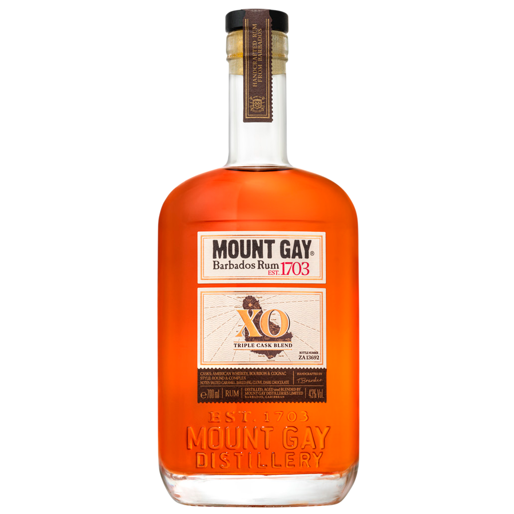 Mount Gay XO Triple Cask Blend Reserve Rum 70cl-Rum-Fountainhall Wines