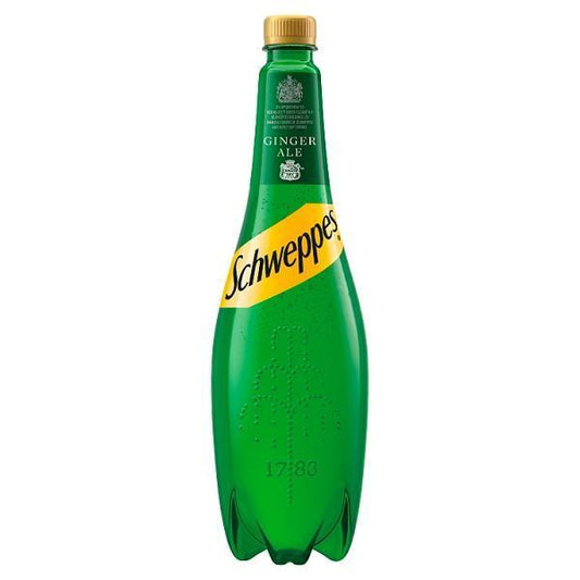Schweppes Canada Dry Ginger Ale Litre-Soft Drink-5449000133465-Fountainhall Wines