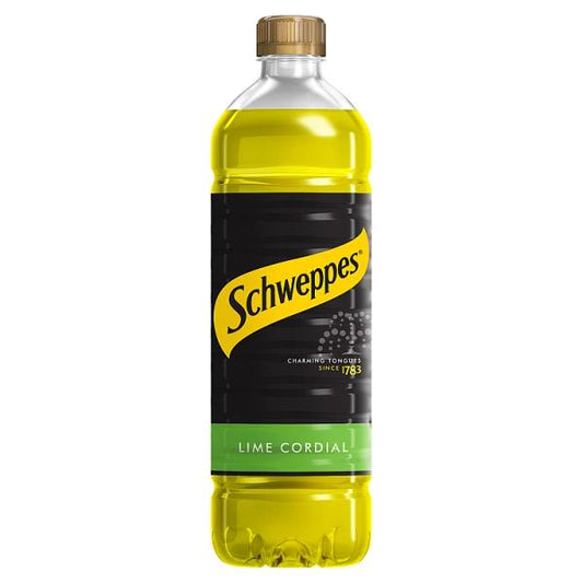 Schweppes Lime Cordial Litre-Soft Drink-5000193240974-Fountainhall Wines