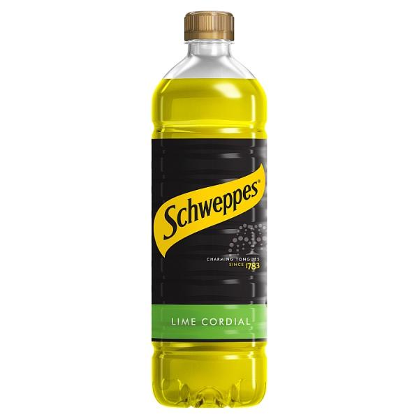 Schweppes Lime Cordial Litre-Soft Drink-Fountainhall Wines
