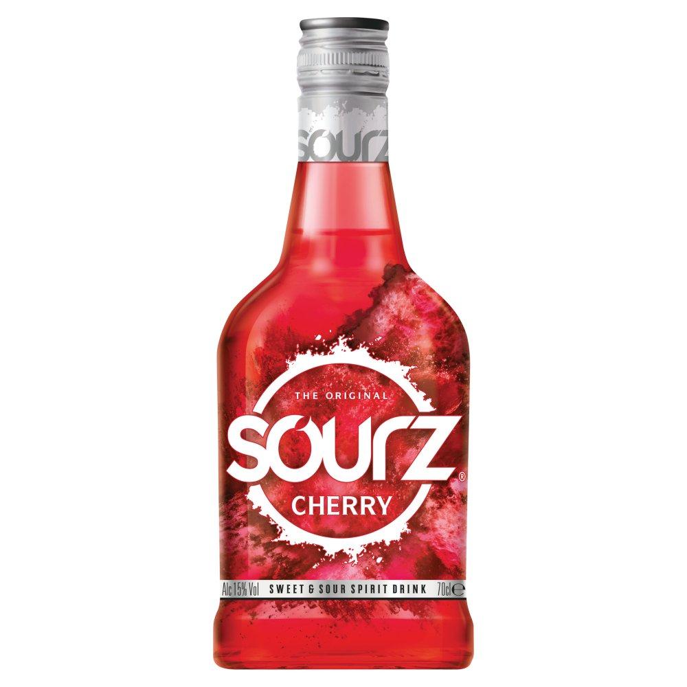 Sourz Cherry 70cl-Liqueurs-Fountainhall Wines