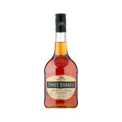 Three Barrels Rare Old French Brandy VSOP (Very Superior Old Pale)-Brandy / Cognac / Armagnac-Fountainhall Wines